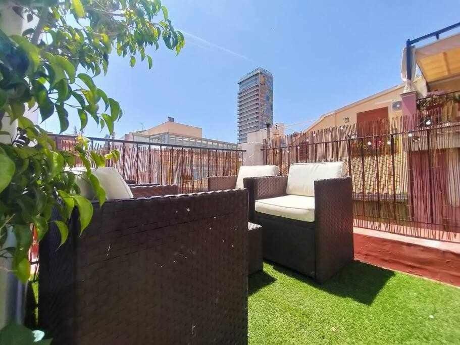 Dirdam Cascoantiguo -Roof Top -4 Min Playa Alicante Bagian luar foto